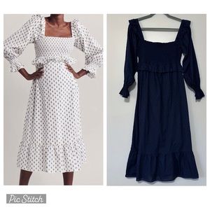 Frances‎ Hart Maxine Smocked Maxi Dress